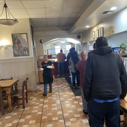 View while standing in line