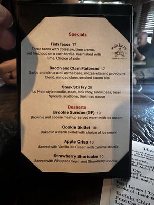 Menu photo 5 The Rookery Pub Swansea, MA