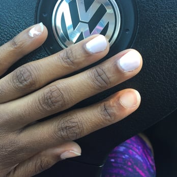 Forum Nails - Next day after manicure. - Nail Salons Near Me - Fayetteville, North Carolina