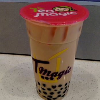 Tea Magic - Medium Milk Tea with Pearls - Coffee & Tea Near Me - New York, New York Tea Magic - Medium Milk Tea with Pearls - Coffee & Tea Near Me - New York, New York