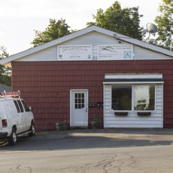J R Comerford & Son - Here's a photo of the front of our shop on an early fall morning.