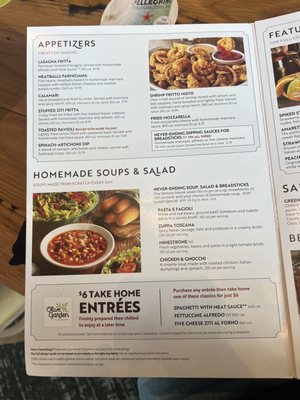 Menu photo 2 Olive Garden Italian Restaurant Gadsden, AL Menu photo 2 Olive Garden Italian Restaurant Gadsden, AL