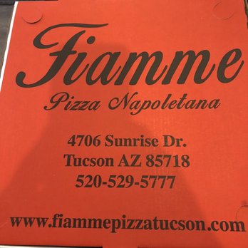 Fiamme Pizza - Pizza Near Me - Tucson, Arizona
