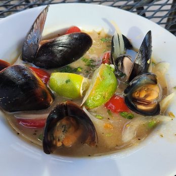 Martyrs - Mussels with tomato & onion based soup/sauce - Steakhouses Near Me - Taos, New Mexico
