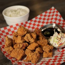 Rice Chicken - Elevate your fried chicken with our gluten-free rice flour batter and Korean-inspired sauces!