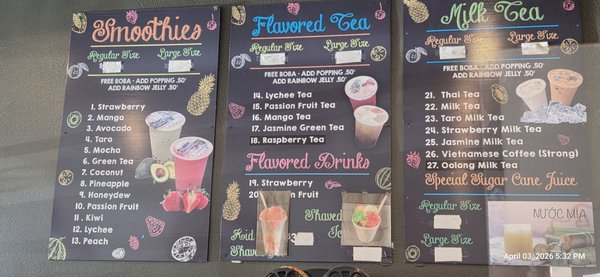 Menu photo 1 Fresh T Boba & Smoothies Reseda, CA