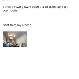 Garage rooms are overflowing with trash constantly
