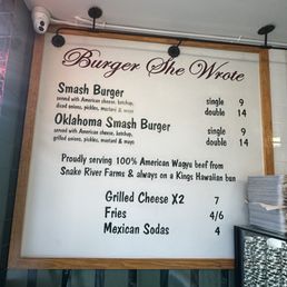 Simple menu