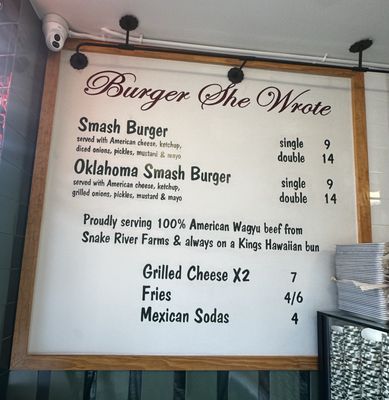 Menu photo 2 Burger She Wrote Sherman Oaks, CA Menu photo 2 Burger She Wrote Sherman Oaks, CA