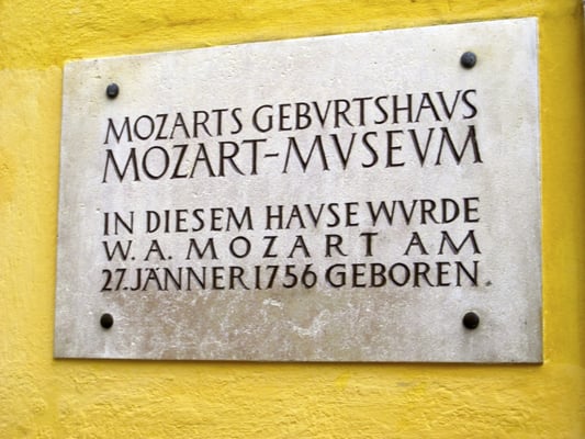 Mozart's Birthplace by null