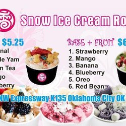 Snow Ice Cream Roll