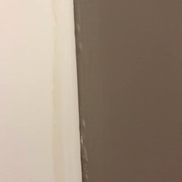 wall damaged. Best Buy hired the delivery/installer guy of Metro To Town. wall damaged. Best Buy hired the delivery/installer guy of Metro To Town.