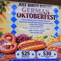 Just Baked Bakery - Advertised all this delicious home made food for $25!!!!