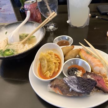 AnQi Bistro - Anqi Sunday Brunch Buffet Chicken Pho - Asian Fusion Near Me - Costa Mesa, California
