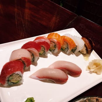 Sushi ii - rainbow roll and hamachi nigirl - Japanese Near Me - Honolulu, Hawaii Sushi ii - rainbow roll and hamachi nigirl - Japanese Near Me - Honolulu, Hawaii