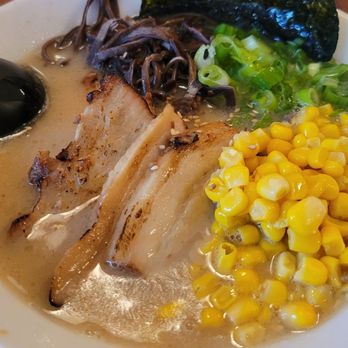 Cagami Ramen - Tonkatsu charsu ramen with corn addon. - Ramen Near Me - Camarillo, California Cagami Ramen - Tonkatsu charsu ramen with corn addon. - Ramen Near Me - Camarillo, California