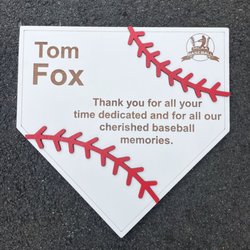 Laser Shop - Baseball Plaque
