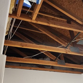 D T Drywall - Before starting the repair this is what my ceiling looked like - Drywall Installation & Repair Near Me