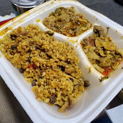 La Garita Restaurant & Bakery - Hog maw and yellow rice. Really good.