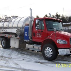 Arkie Rogers Septic Service - Arkie Rogers Septic Services truck in Windham, Maine, ready for professional septic system inspections, pumping, and maintena...