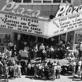 Vernon Plaza Theater - Circa 1957, from the premiere of the documentary "Copters and Cows." - Cinema Near Me - Vernon, Texas Vernon Plaza Theater - Circa 1957, from the premiere of the documentary "Copters and Cows." - Cinema Near Me - Vernon, Texas