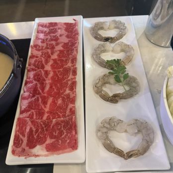 Kaizen Shabu - I choose shrimp, loved the hearts and angus beef. - Hot Pot Near Me - Santa Ana, California Kaizen Shabu - I choose shrimp, loved the hearts and angus beef. - Hot Pot Near Me - Santa Ana, California