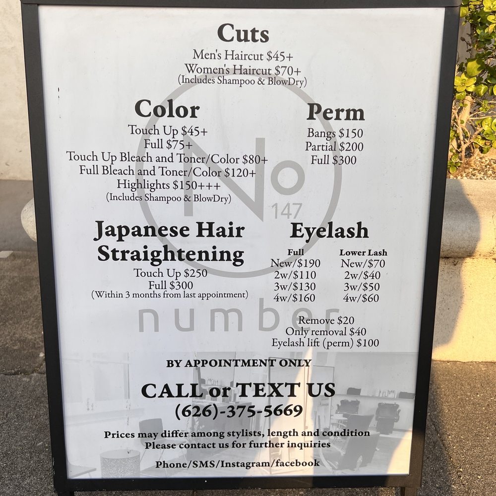 N° 147 number 147 - Hair Salons Near Me - Pasadena, California