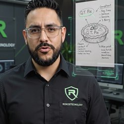 Rokostechnology - Turning a client's hand-drawn website idea into a professional digital experience with RokosTechnology.