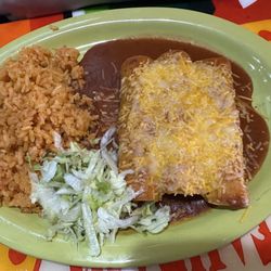 Charrito's House - Shredded beef enchiladas