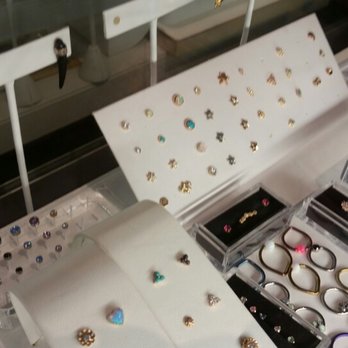 Ink Monkey Tattoo and Piercing - The selection of earrings/piercings. - Piercing Near Me - Venice, California Ink Monkey Tattoo and Piercing - The selection of earrings/piercings. - Piercing Near Me - Venice, California