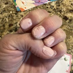 US Nails - Cuticles and got nails 5 hours later