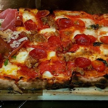 Buona Forchetta - The 2 foot pizza in all it's glory, you can mix and match 3 flavors. Or just get 1 or 2 flavors. - Pizza Near Me - Encinitas, California