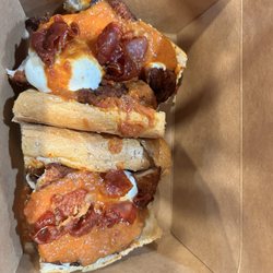 JD's Steaks - Drunken chicken: Vodka Sauce, Mozzarella, Crispy Prosciutto.