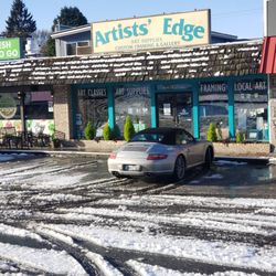 Artists’ Edge - Open on a snow day Artists' Edge Poulsbo