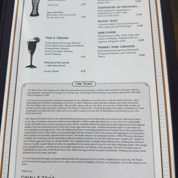 The Birch Door Cafe - Menu - Breakfast & Brunch Near Me - Bellingham, Washington The Birch Door Cafe - Menu - Breakfast & Brunch Near Me - Bellingham, Washington