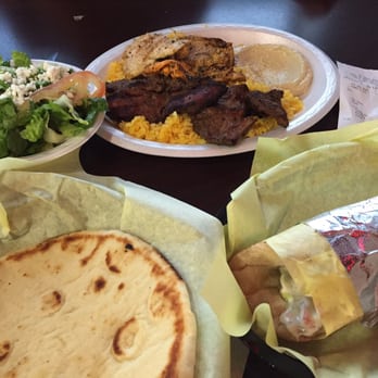 Greek Wraps - The combo plate and 10" steak pita sandwich. - Greek Near Me - Peoria, Arizona Greek Wraps - The combo plate and 10" steak pita sandwich. - Greek Near Me - Peoria, Arizona
