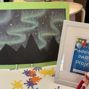 Kidcreate Studio - The art project the girls made - Art Classes Near Me - Dana Point, California