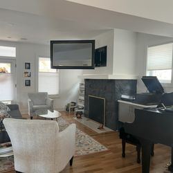 Rum AV Solutions - Reflectel Mirror TV mounted to a Future Automation Articulating Arm