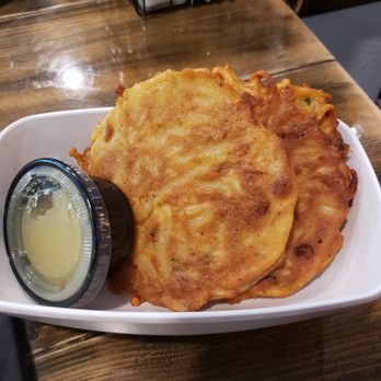 The Local - Potato pancakes, thick and in their own serving dish. - Salad Near Me - Muskego, Wisconsin The Local - Potato pancakes, thick and in their own serving dish. - Salad Near Me - Muskego, Wisconsin