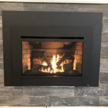 J & J Fireplace - Our newly install gas fireplace insert. - Fireplace Services Near Me J & J Fireplace - Our newly install gas fireplace insert. - Fireplace Services Near Me