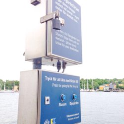 Djurgårdsfärjan - Hållplats skeppsholmen, augusti 2016