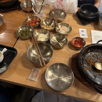 Ondam - The meal was delicious! Hot Stone Bulgogi Bibimbap is what I ordered (bottom left). - Korean Near Me - Santa Clara, California Ondam - The meal was delicious! Hot Stone Bulgogi Bibimbap is what I ordered (bottom left). - Korean Near Me - Santa Clara, California