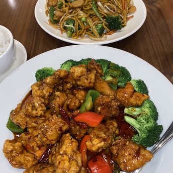 The Orient - My wife had the General Tso's Chicken and I had the vegetable lomein ! - Sushi Bars Near Me - Atlanta, Georgia