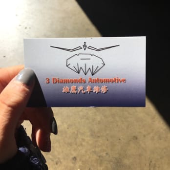 3 Diamonds Automotive - Business card while waiting - Auto Repair Near Me - Philadelphia, Pennsylvania 3 Diamonds Automotive - Business card while waiting - Auto Repair Near Me - Philadelphia, Pennsylvania
