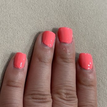 Inspire Nail Bar - Left hand uneven bulky - Nail Salons Near Me - Hyattsville, Maryland