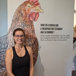 Steam Boat Museum - We still are wondering who timed the chickens.