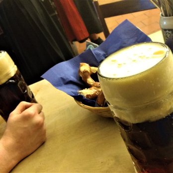Augustiner-Keller - Two glasses of Maximator beer - you will be wanting more! - Bavarian Near Me - Munich, BY