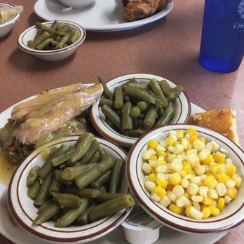 Bonnie Cafe - Turkey and dressing special, three sides, cornbread and cake - $7.29 - Cafes Near Me - Bonnie, Illinois