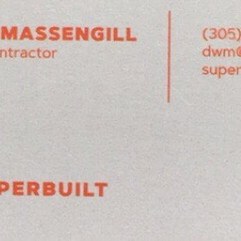 Superbuilt - a close up of a business card - General Contractors Near Me - Suwanee, Georgia Superbuilt - a close up of a business card - General Contractors Near Me - Suwanee, Georgia