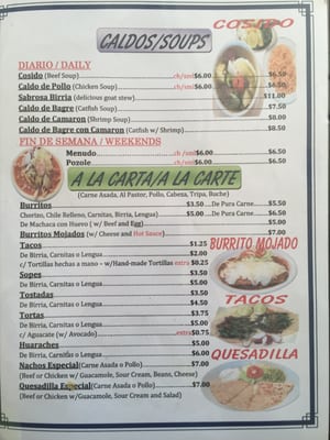 Menu photo 7 La Que Si Llena Los Angeles, CA Menu photo 7 La Que Si Llena Los Angeles, CA